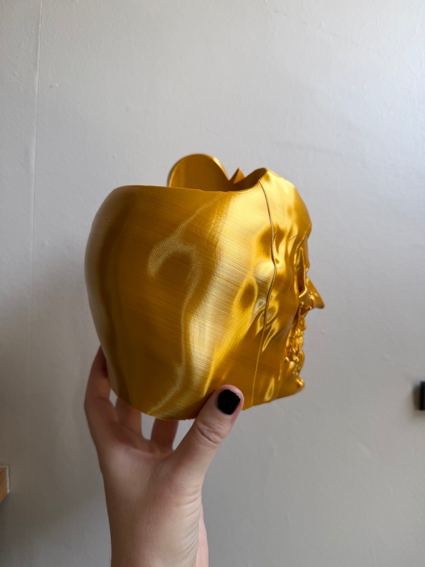 SECONDS #28 - Small Gold Mime Desk Planter