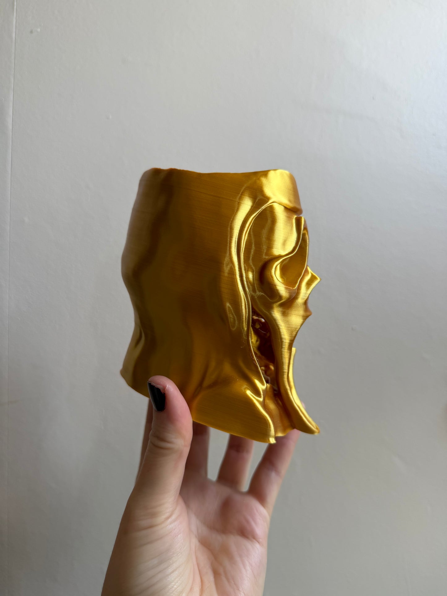 SECONDS #29 - Gold Small Massacre Desk Planter