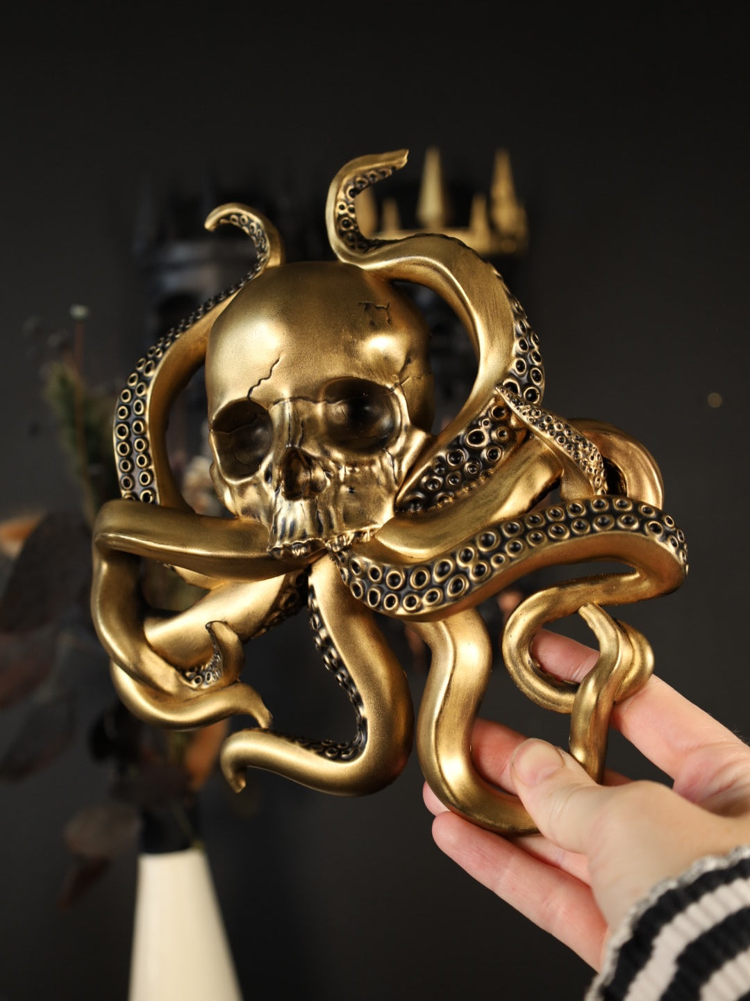 Octopus Skull Wall Hanging