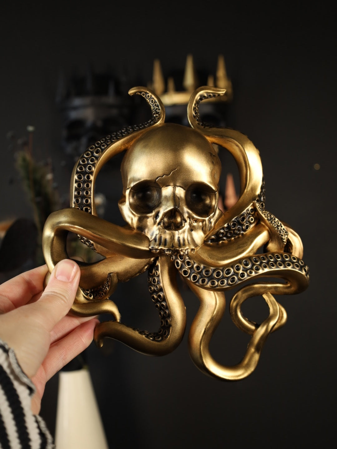 Octopus Skull Wall Hanging