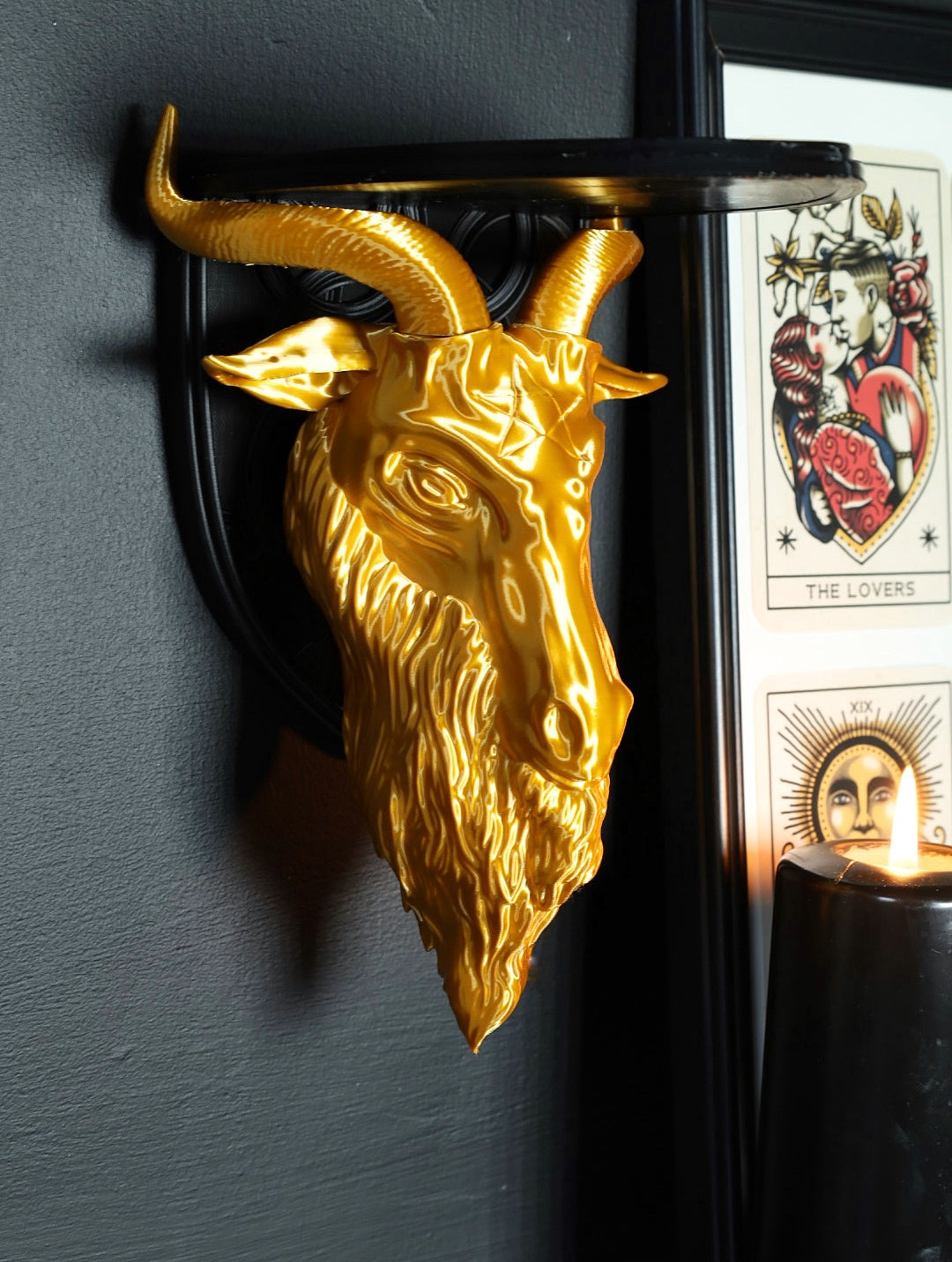 Baphomet Decorative Gallery Wall Plinth