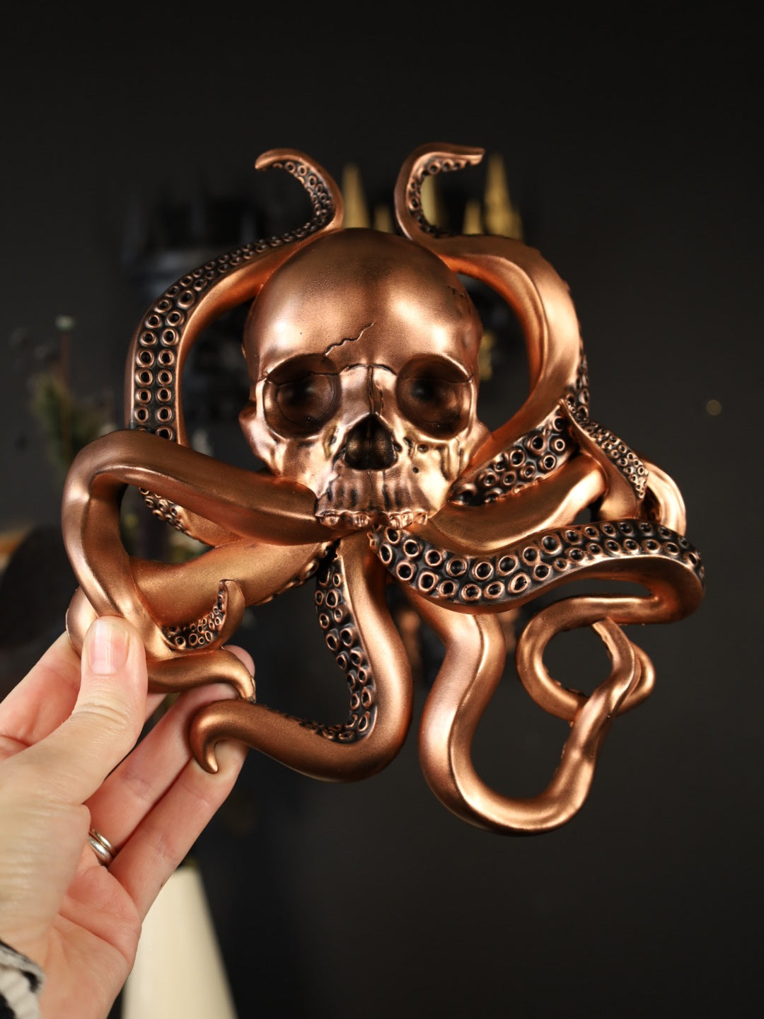 Octopus Skull Wall Hanging
