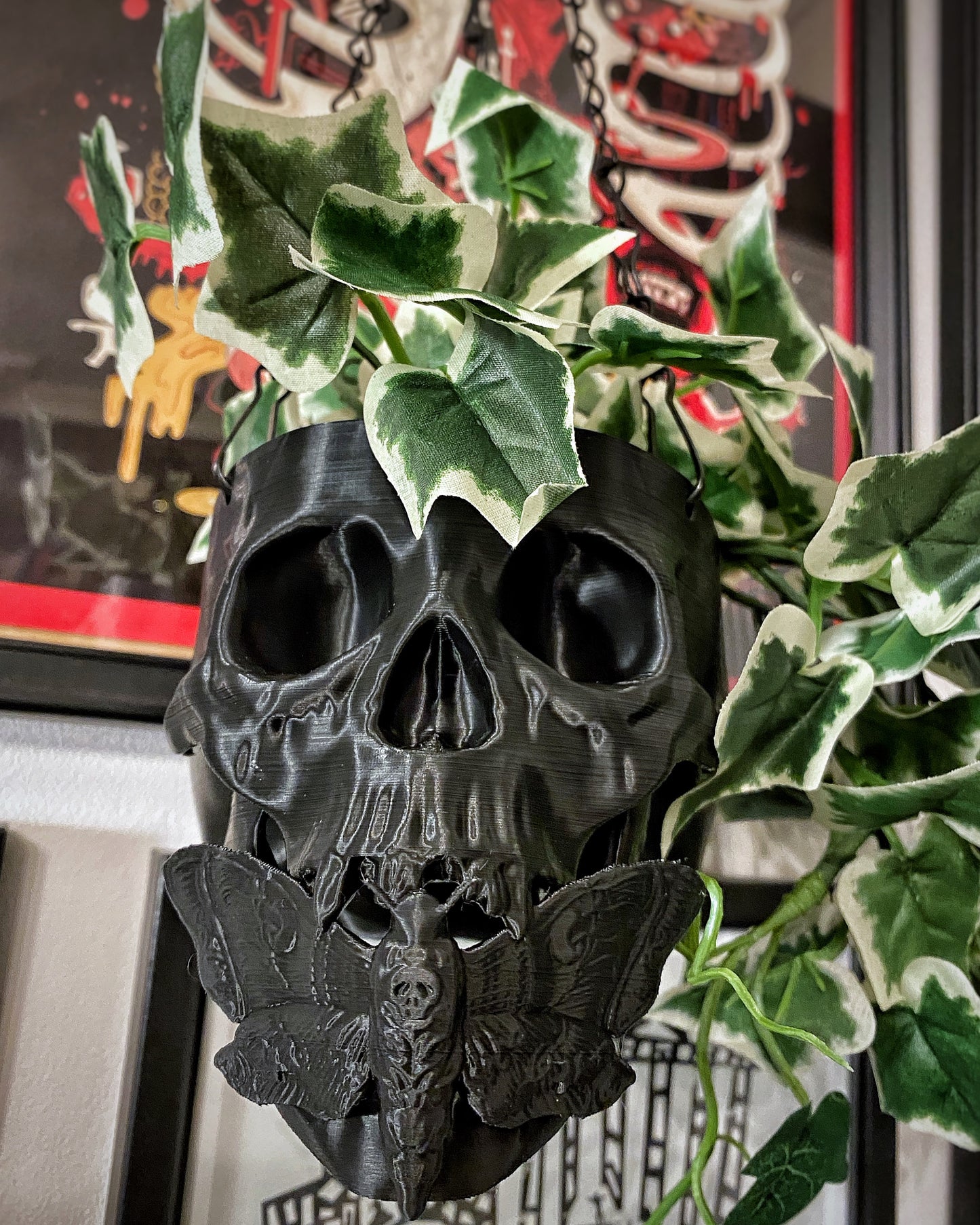 Death Moth Hanging Planter
