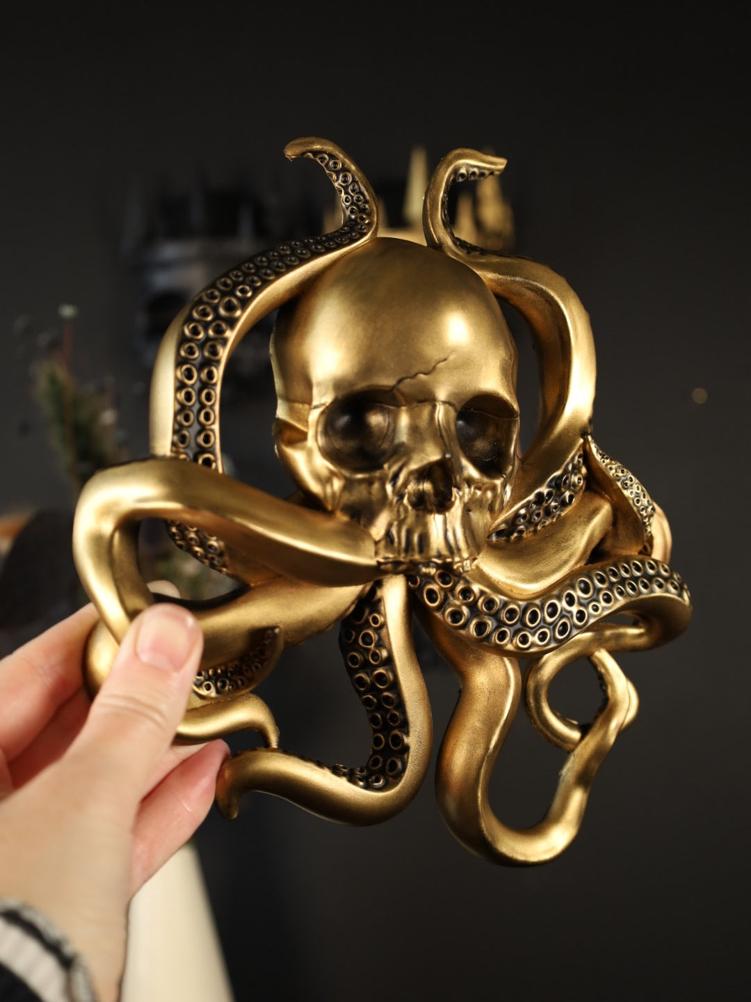 Octopus Skull Wall Hanging