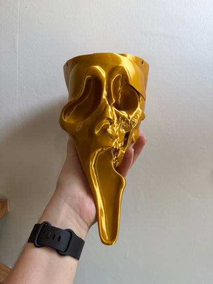 SECONDS #23- Gold Massacre Hanging Planter