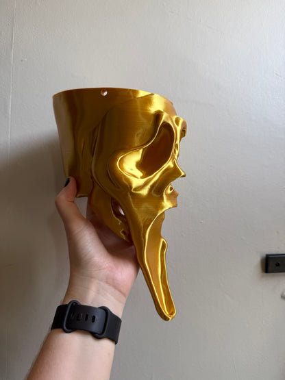 SECONDS #23- Gold Massacre Hanging Planter