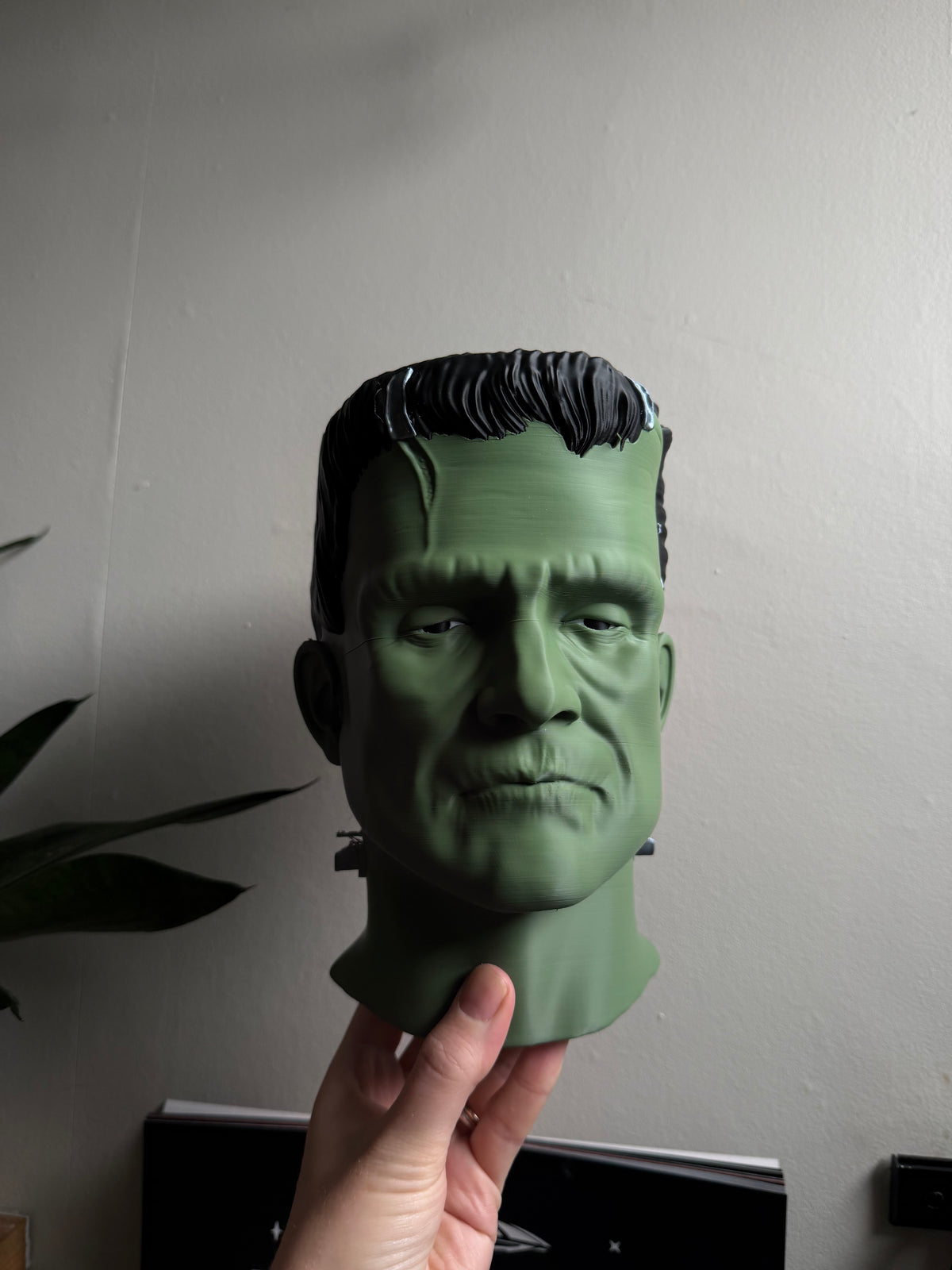 SECONDS #2001 - Frankenstein Hanging Planter
