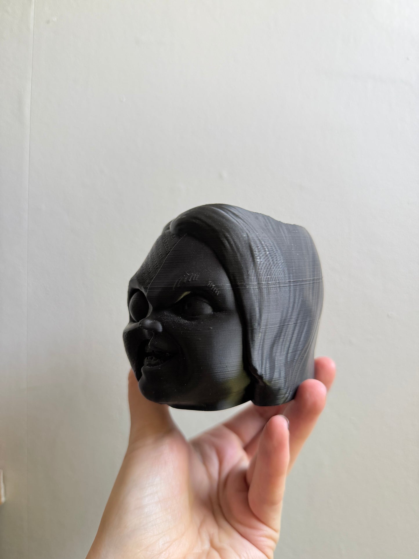 SECONDS #31 - Small Black Damballa Desk Planter