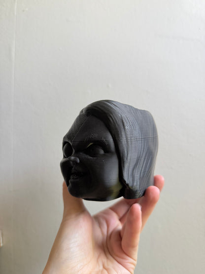 SECONDS #31 - Small Black Damballa Desk Planter