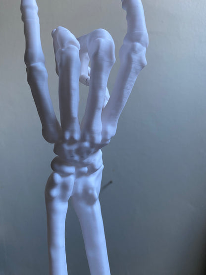 SECONDS #4626/#4627 - SKELETON HAND WHITE - SMALL MARKS