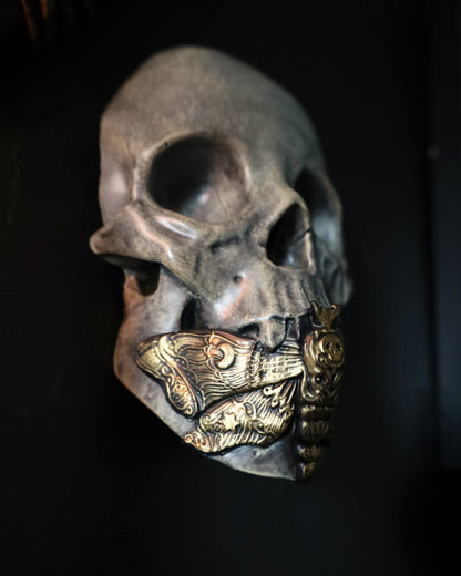 Death Moth Skull Wall Hanging