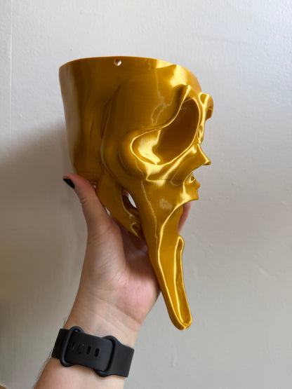 SECONDS #23- Gold Massacre Hanging Planter