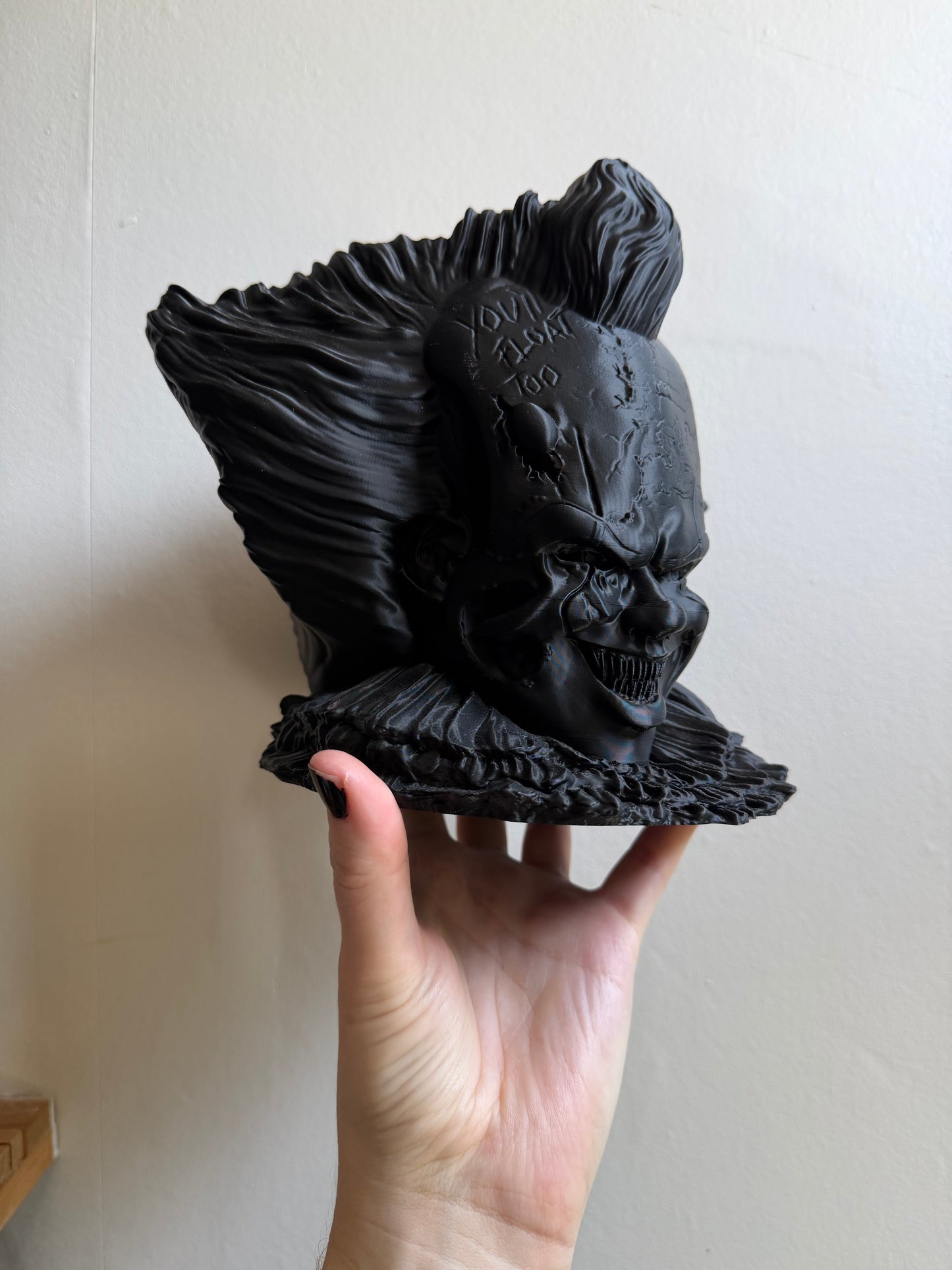 SECONDS #25/#26 - Large Black God Of Destruction Desk Planter