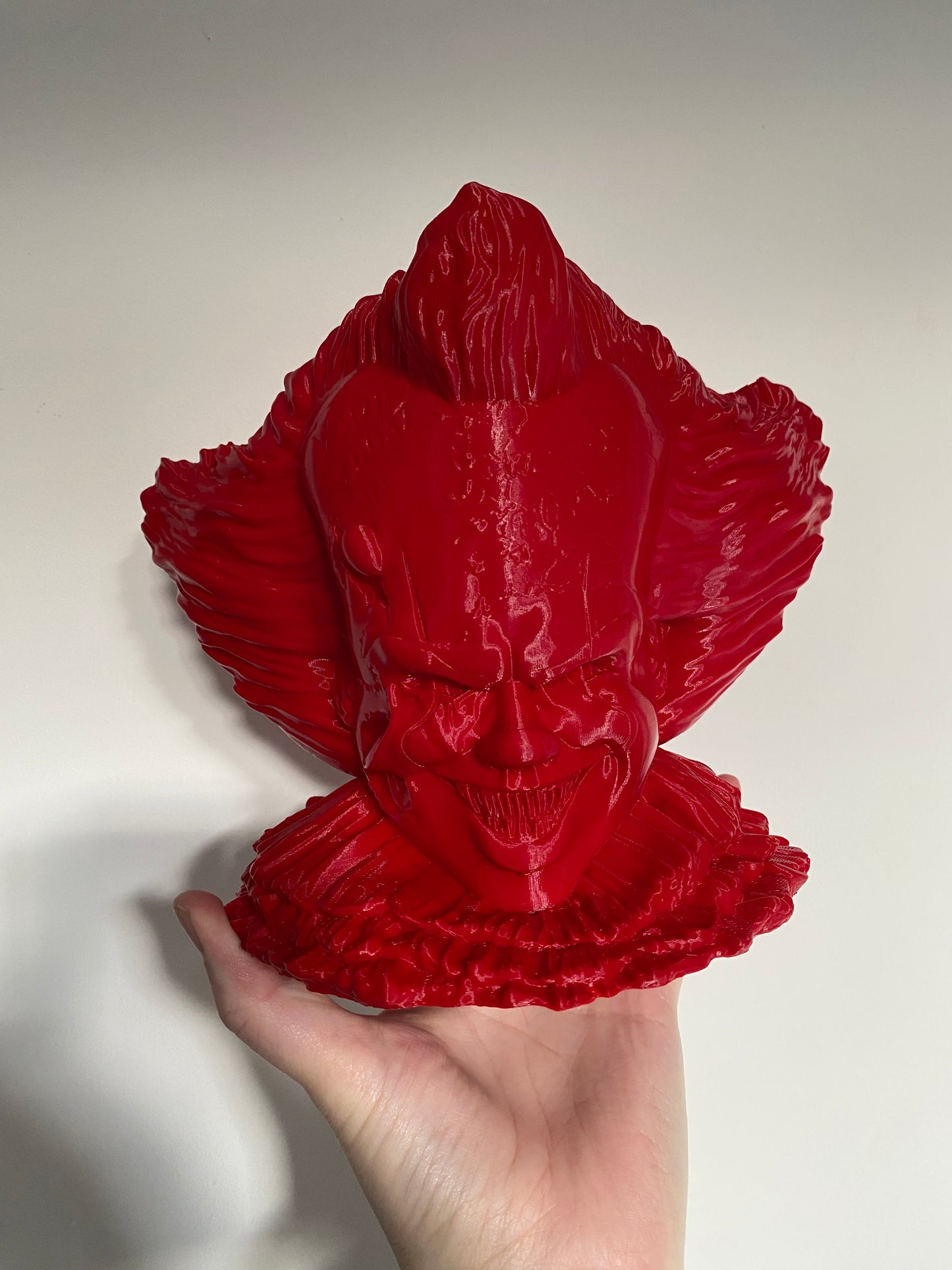 SECONDS #2045 - RED GOD OF DESTRUCTION LAMP SHADE ONLY - MISPRINT ON BASE