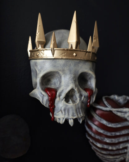 King Of Mayhem Skull & Crown Wall Hanging