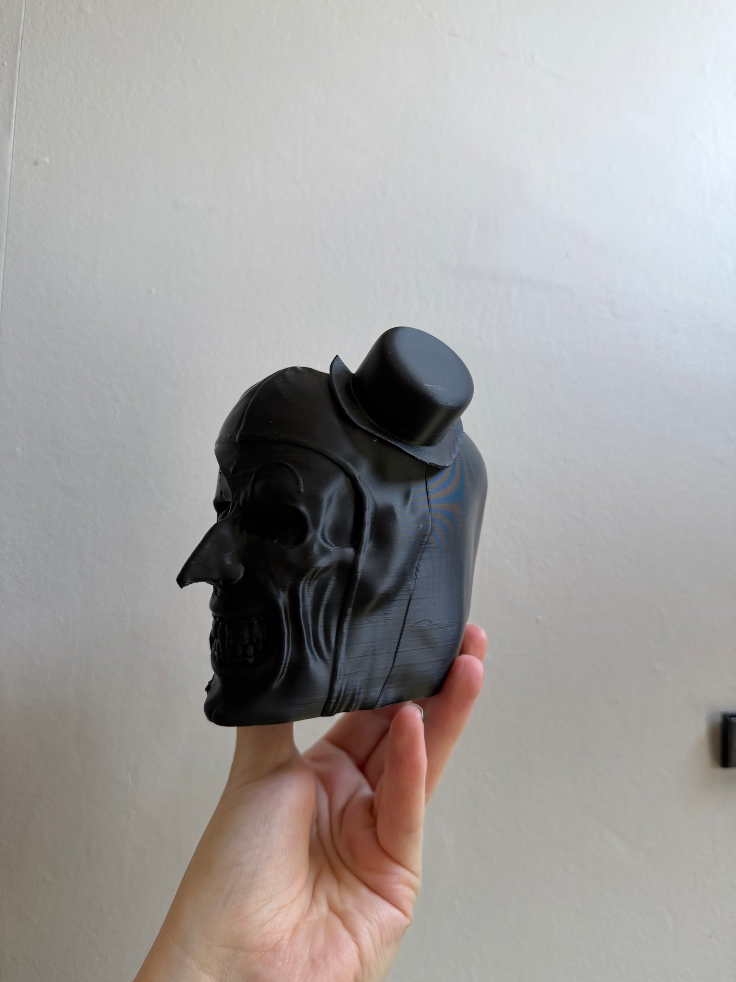 SECONDS #38 - Small Black Mime Desk Planter