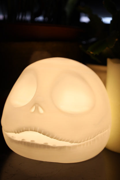 SECONDS #2042 - THE PUMPKIN KING LAMP SHADE ONLY - SMALL MARKS & SMALL MARK ON TOP WHEN LIT UP