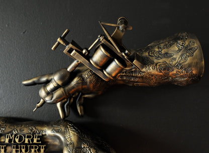 ‘One more won’t hurt’ tattoo arm wall hangings