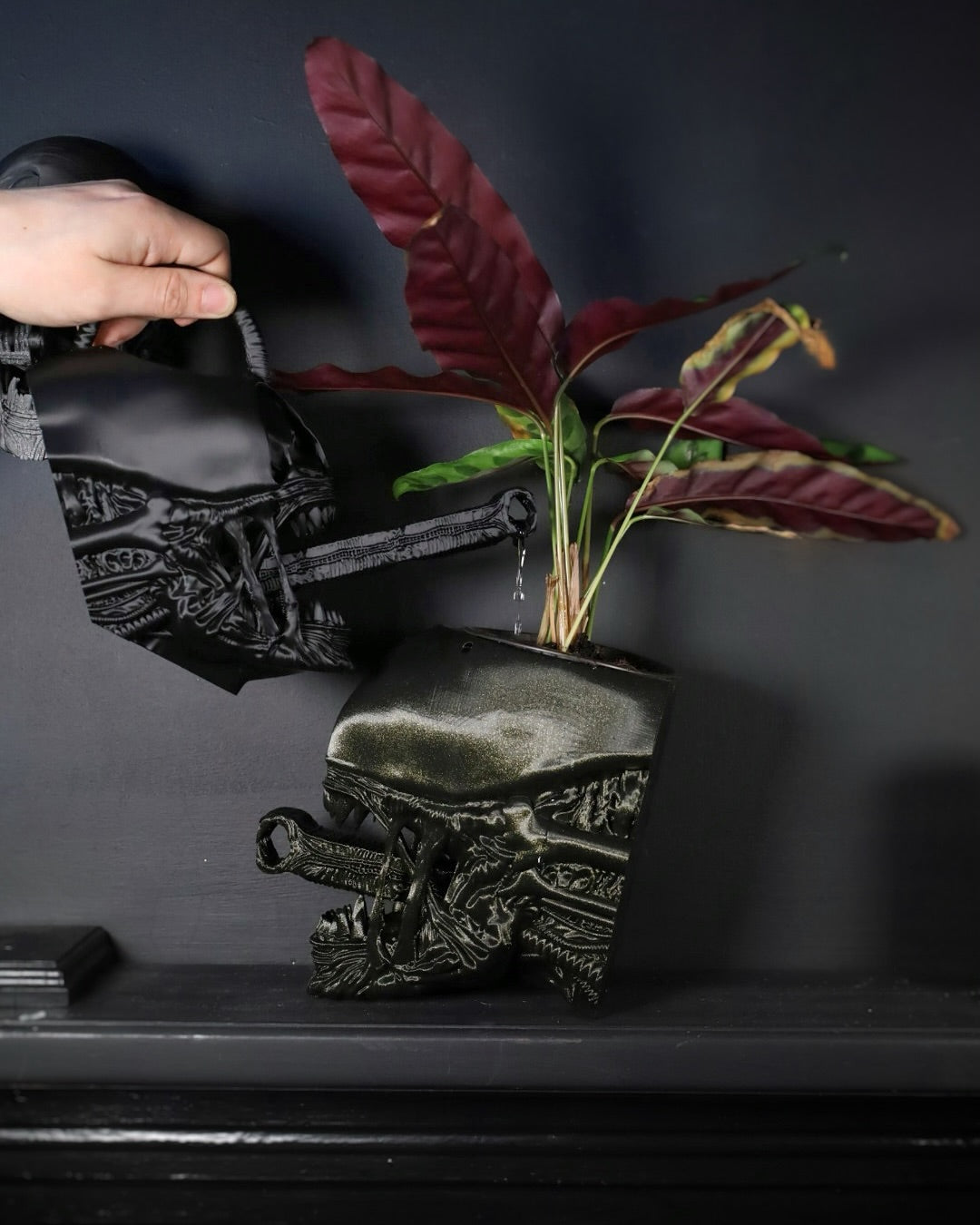 Alien themed watering can from the horror sci-fi movie Aliens