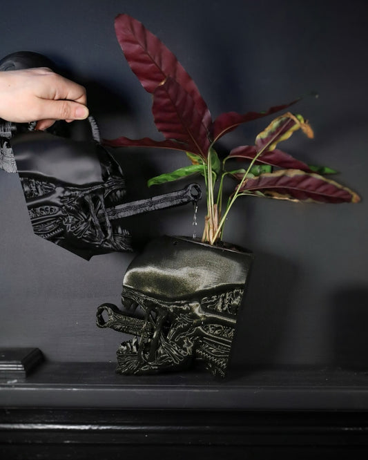 Alien themed watering can from the horror sci-fi movie Aliens