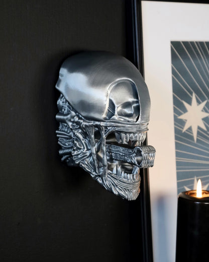 Alien xenomorph wall are from the horror movie aliens
