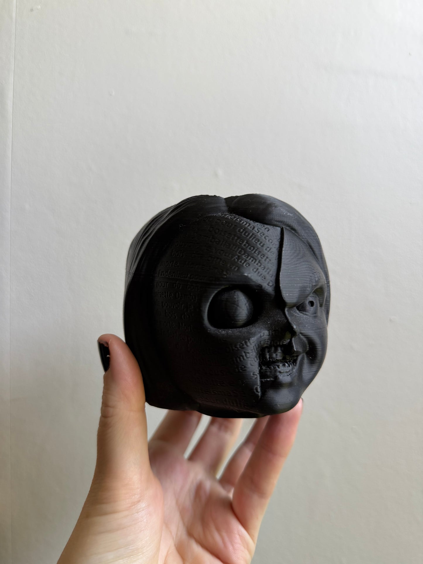 SECONDS #31 - Small Black Damballa Desk Planter
