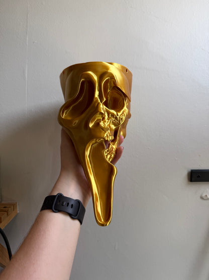 SECONDS #23- Gold Massacre Hanging Planter