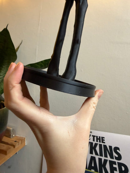 SECONDS #18 - SKELETON HAND BLACK - SMALL MISPRINT AT BASE