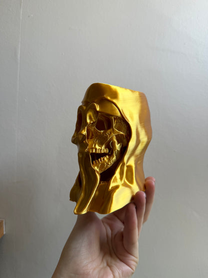 SECONDS #29 - Gold Small Massacre Desk Planter
