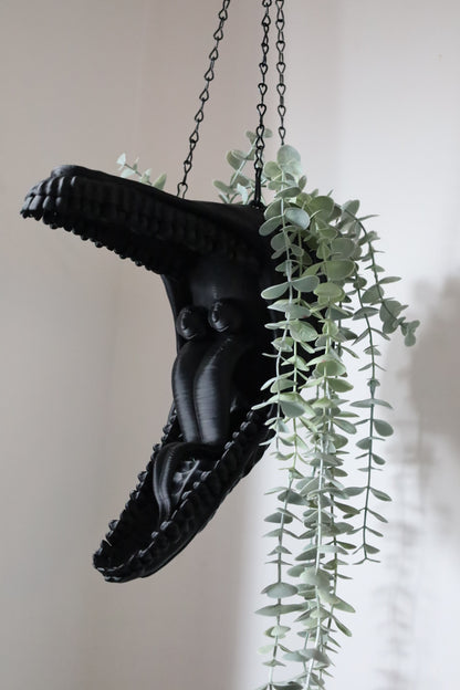 A beetlejuice planter inspired by barbara maitland. Great halloween decoration or halloween props