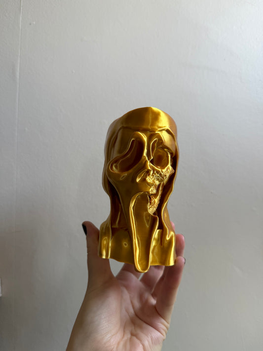 SECONDS #29 - Gold Small Massacre Desk Planter