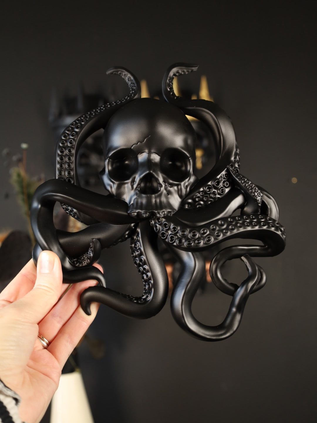 Octopus Skull Wall Hanging