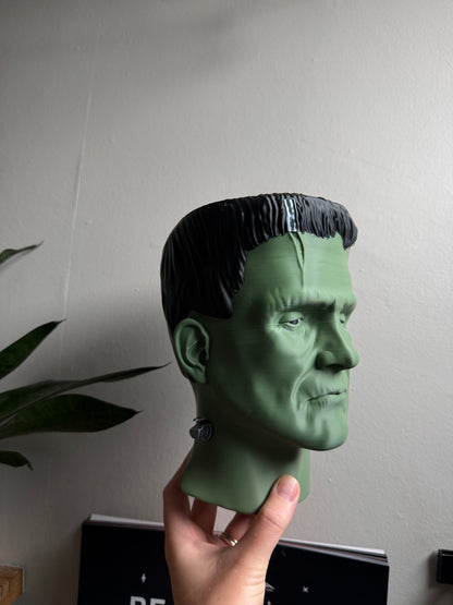 SECONDS #2001 - Frankenstein Hanging Planter
