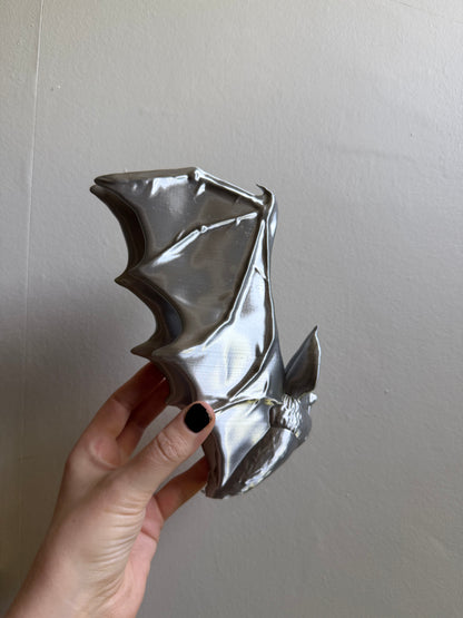 SECONDS #18 - Silver Bat Tree Topper