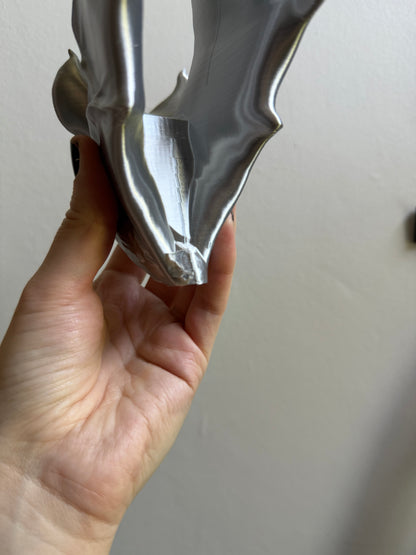 SECONDS #18 - Silver Bat Tree Topper