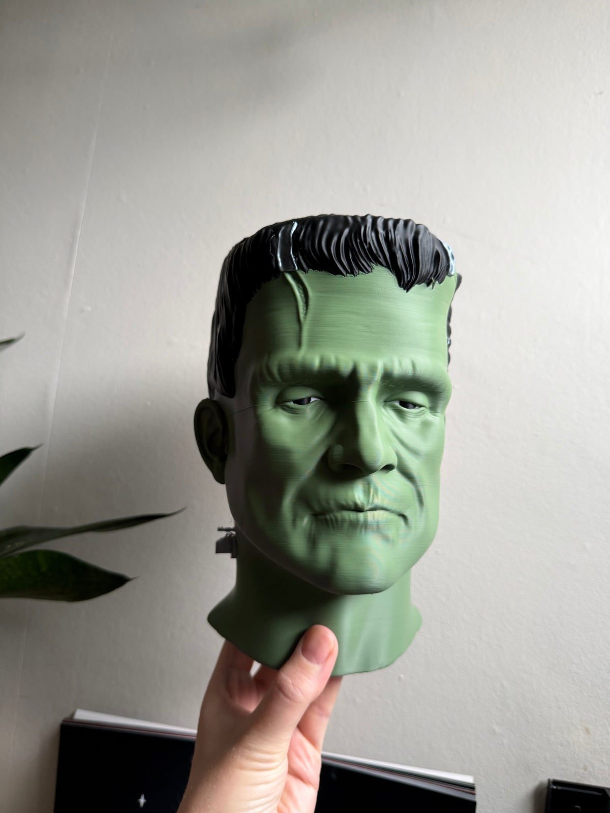 SECONDS #2001 - Frankenstein Hanging Planter