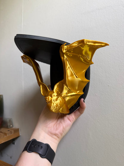SECONDS #3 - Black/gold Lucius Wall Shelf