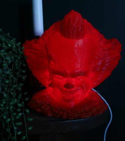 SECONDS #2045 - RED GOD OF DESTRUCTION LAMP SHADE ONLY - MISPRINT ON BASE