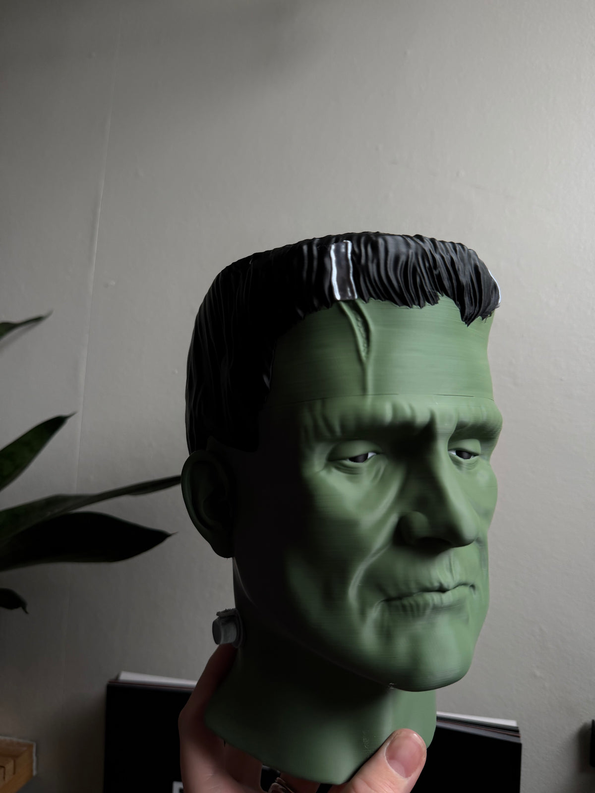 SECONDS #2000 - Frankenstein Hanging Planter