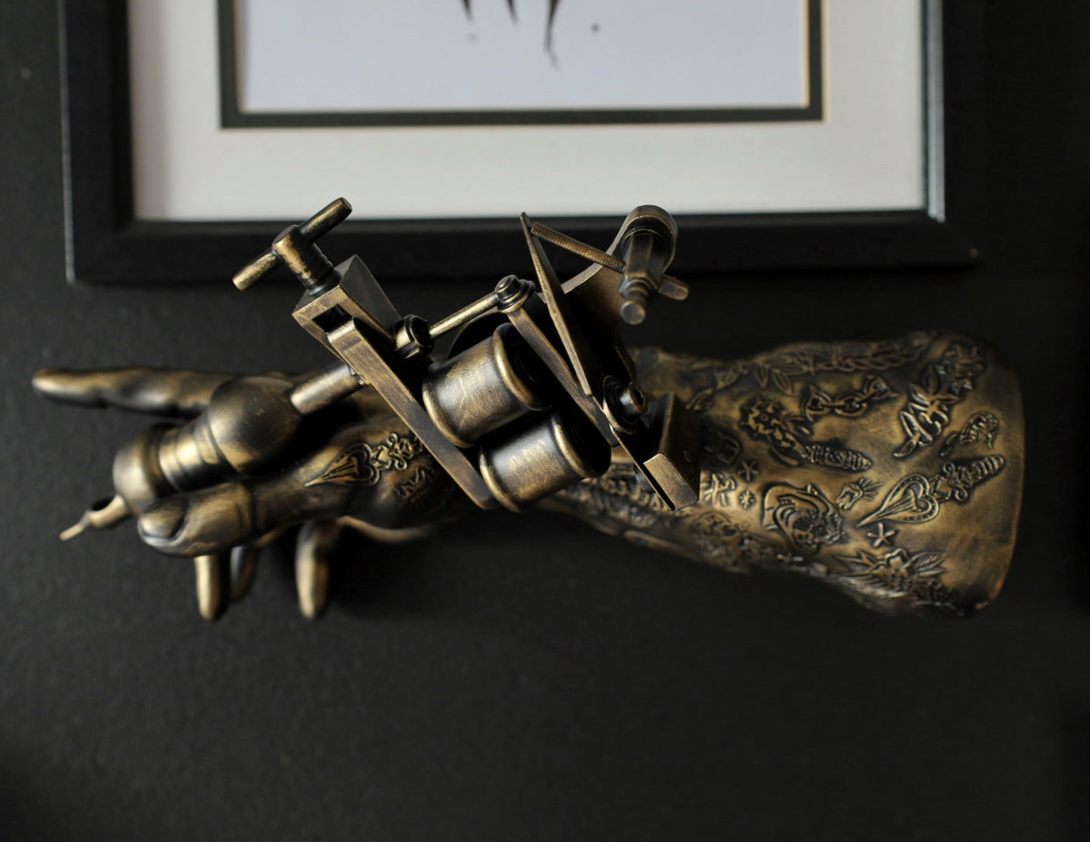 ‘One more won’t hurt’ tattoo arm wall hangings
