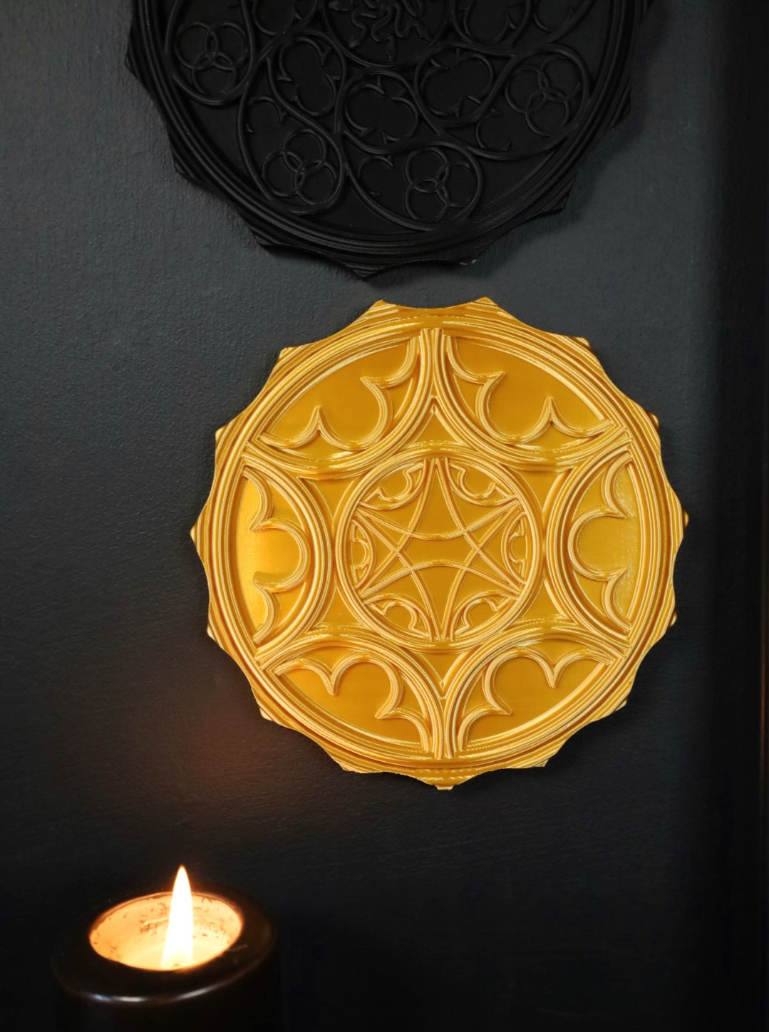 Gothic window wall hanging for gothic home decorating 
