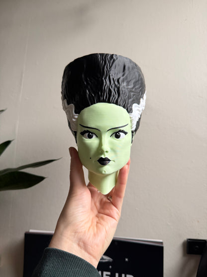 SECONDS #2002 - Bride Of Frankenstein Hanging Planter