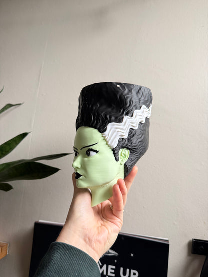 SECONDS #2002 - Bride Of Frankenstein Hanging Planter