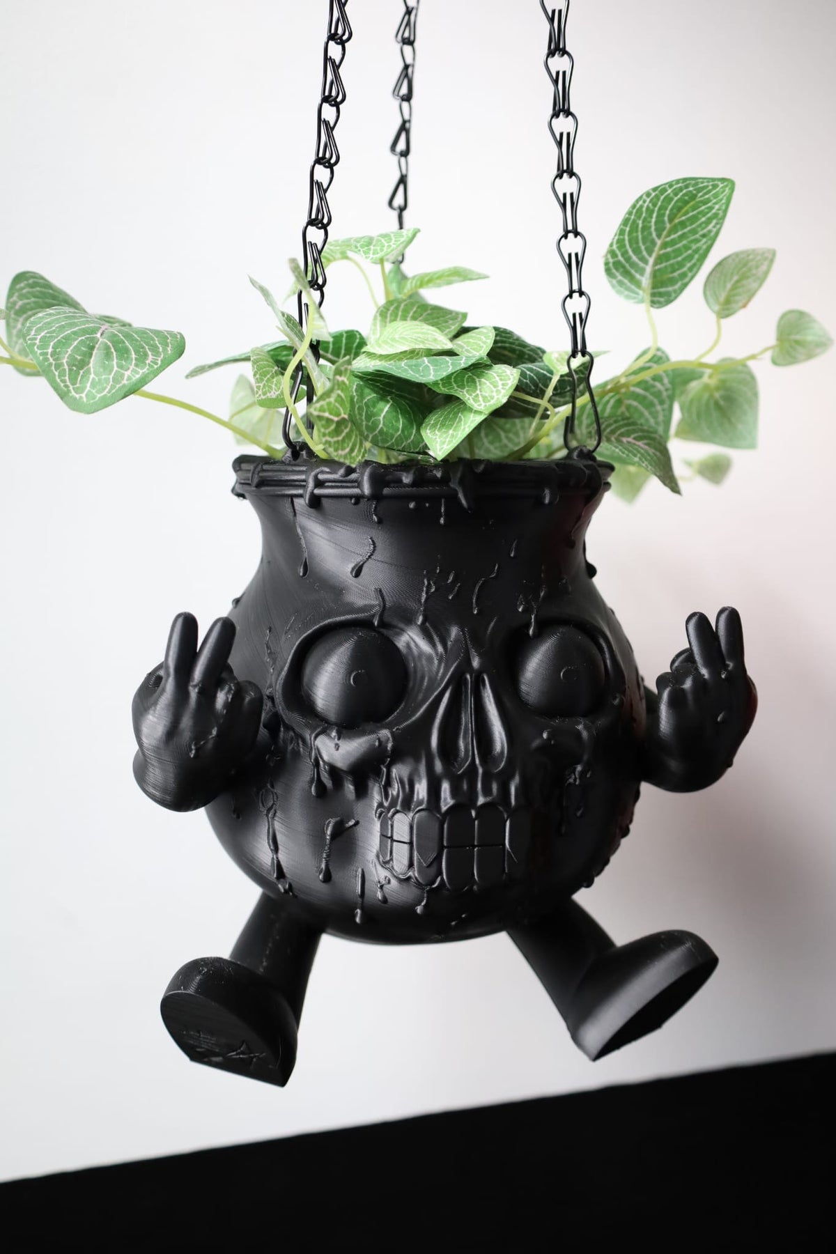 Kool aid man gothic black punk goth planter inspired by bring me the horizon