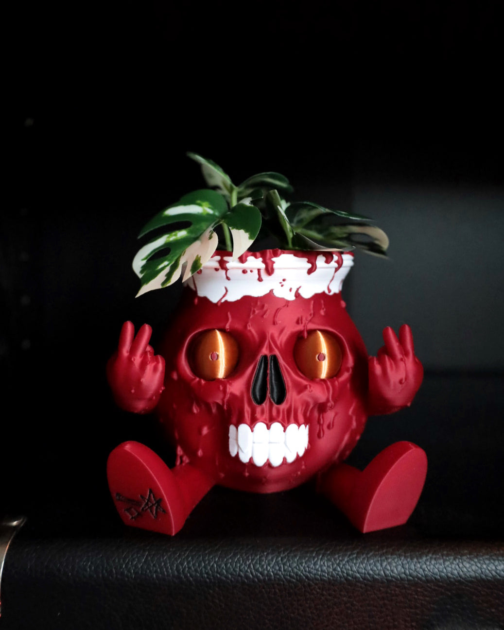 Kool aid man gothic planter inspired by metal ore band bring me the horizon 
