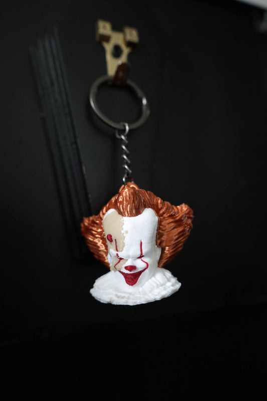 Pennywise the clown keyring from the horror film IT. Horror gifts