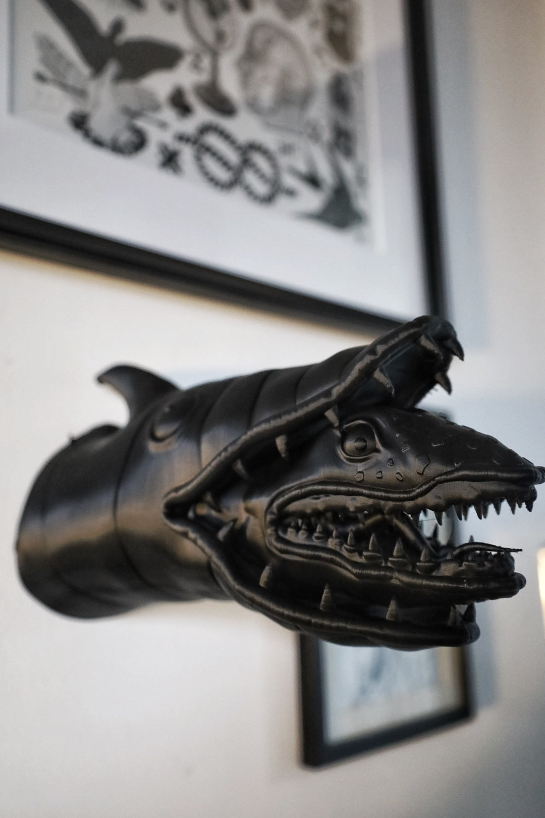Sandworm wall hanging from the Tim Burton movie Beetlejuice