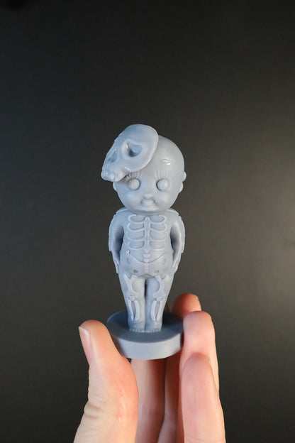 Skeleton paint your own gothic ornament 