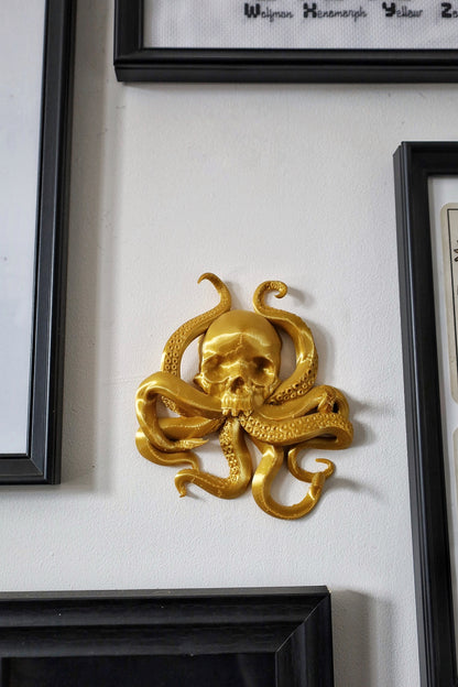 Octopus Skull Wall Hanging