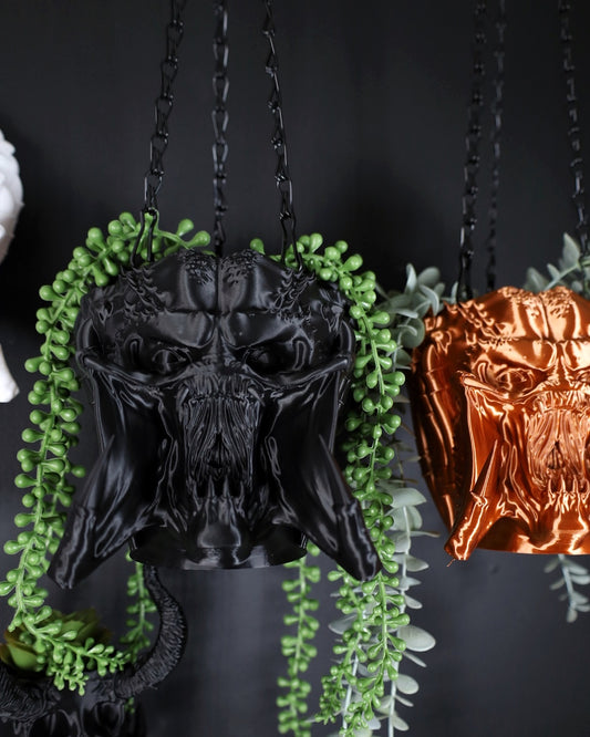 Yautja predator plant pot from the horror/ sci-fi franchise